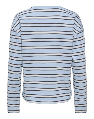 Only - ONLNew Soph Langærmet Trøje - Soft Chambray/Black Coffee